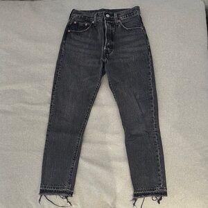 Levi's Women's Black Straight Jeans